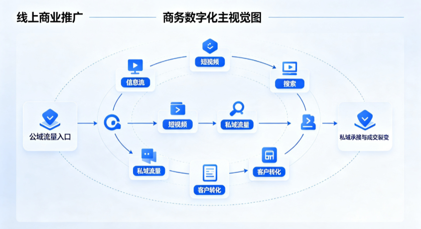 禄丰县线上商业推广怎么做？全域流量闭环搭建与低成本转化实战指南